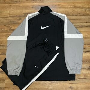 Y2K Nike Solo Swoosh Zip Up Sweatpants Track Suit Matching Set